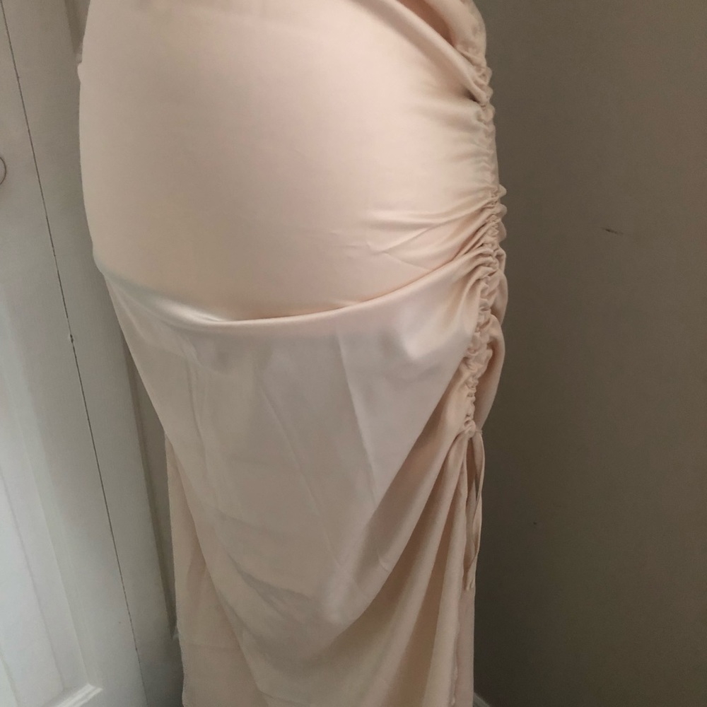 Nude Peach Evening Gown - Picture 9 of 12